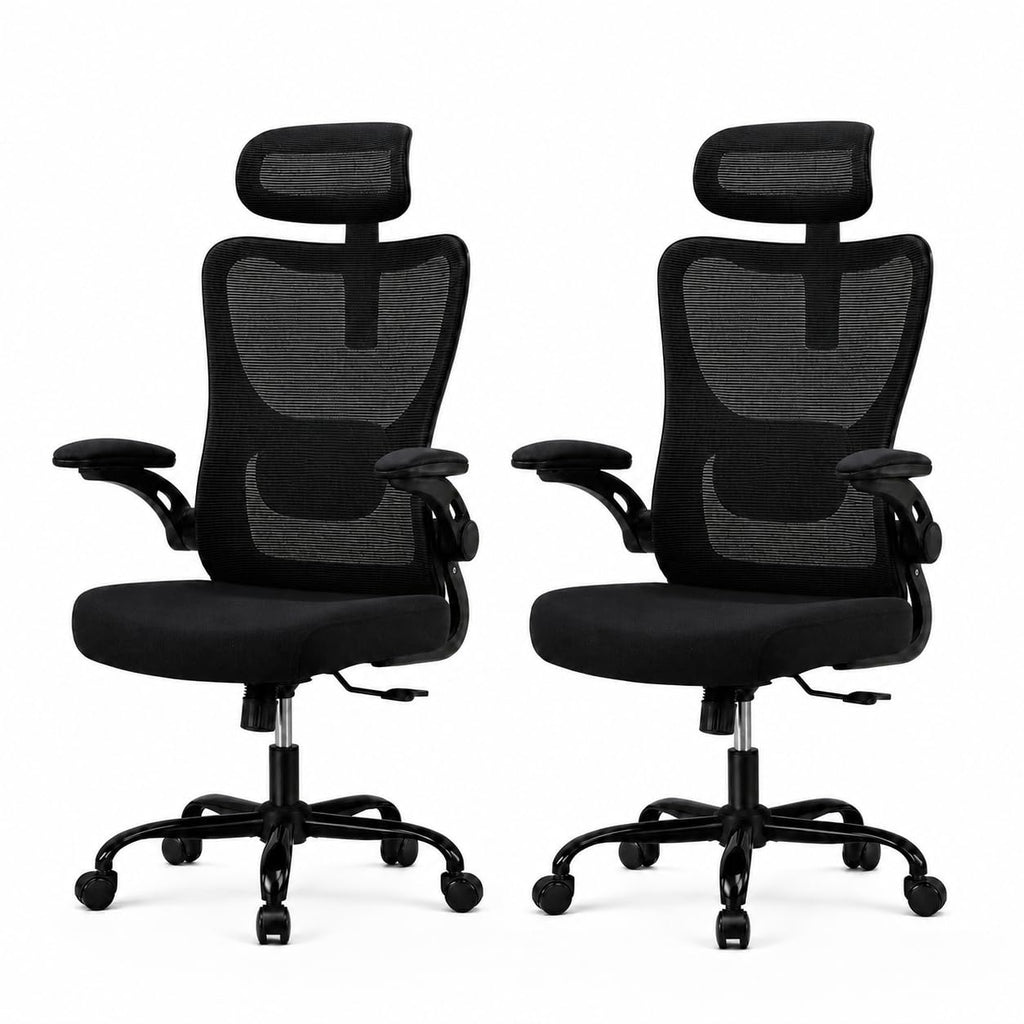 HUANUO Ergonomic Office Chair with 3D Armrests and Lumbar Support