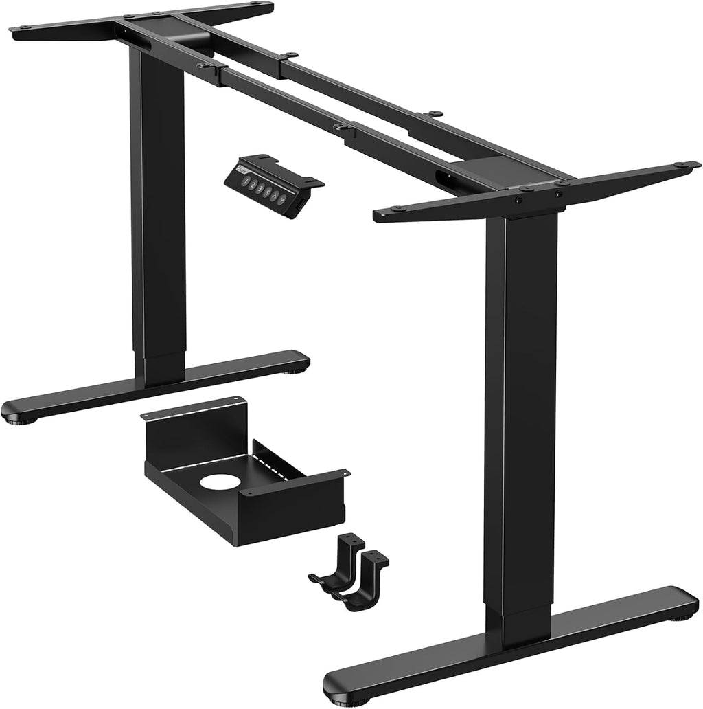ErGear Standing Desk Frame, Dual Motor, 120kg, 4 Memory
