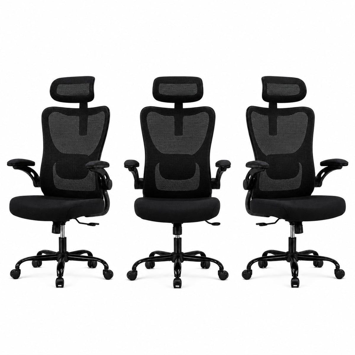 HUANUO Ergonomic Office Chair with 3D Armrests and Lumbar Support