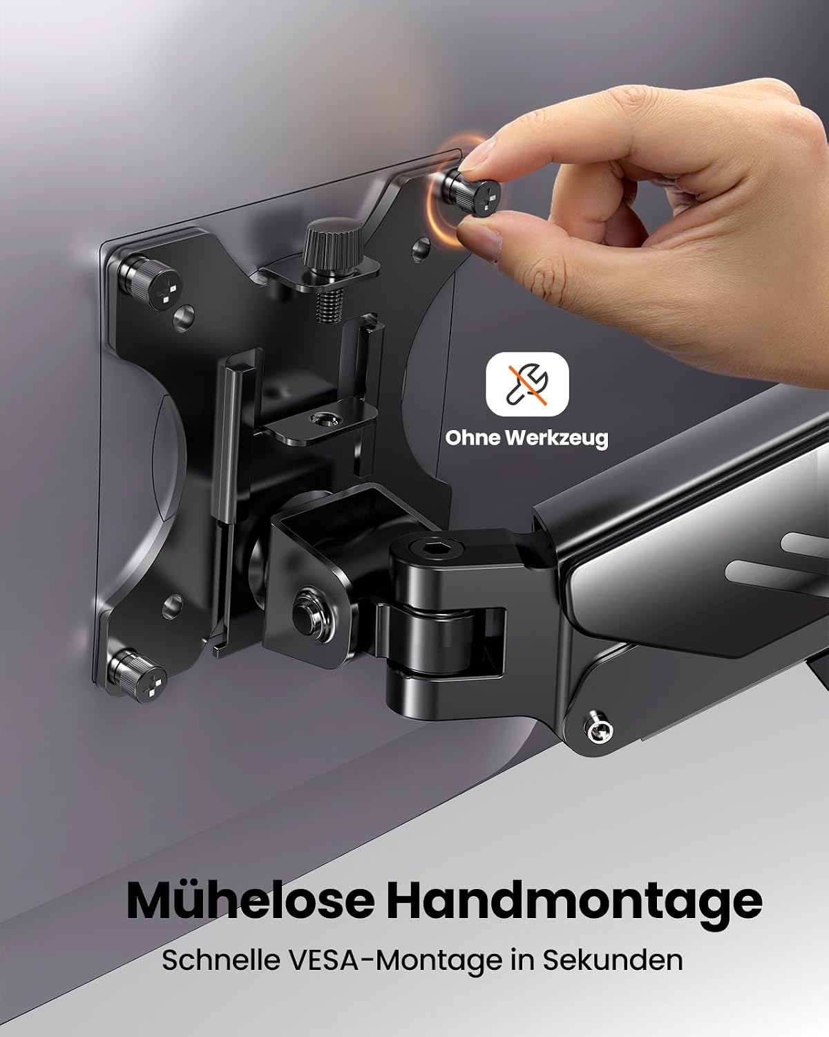 ErGear Monitor Halterung 13-34 Zoll, Monitor Arm bis 9 kg, höhenverstellbar
