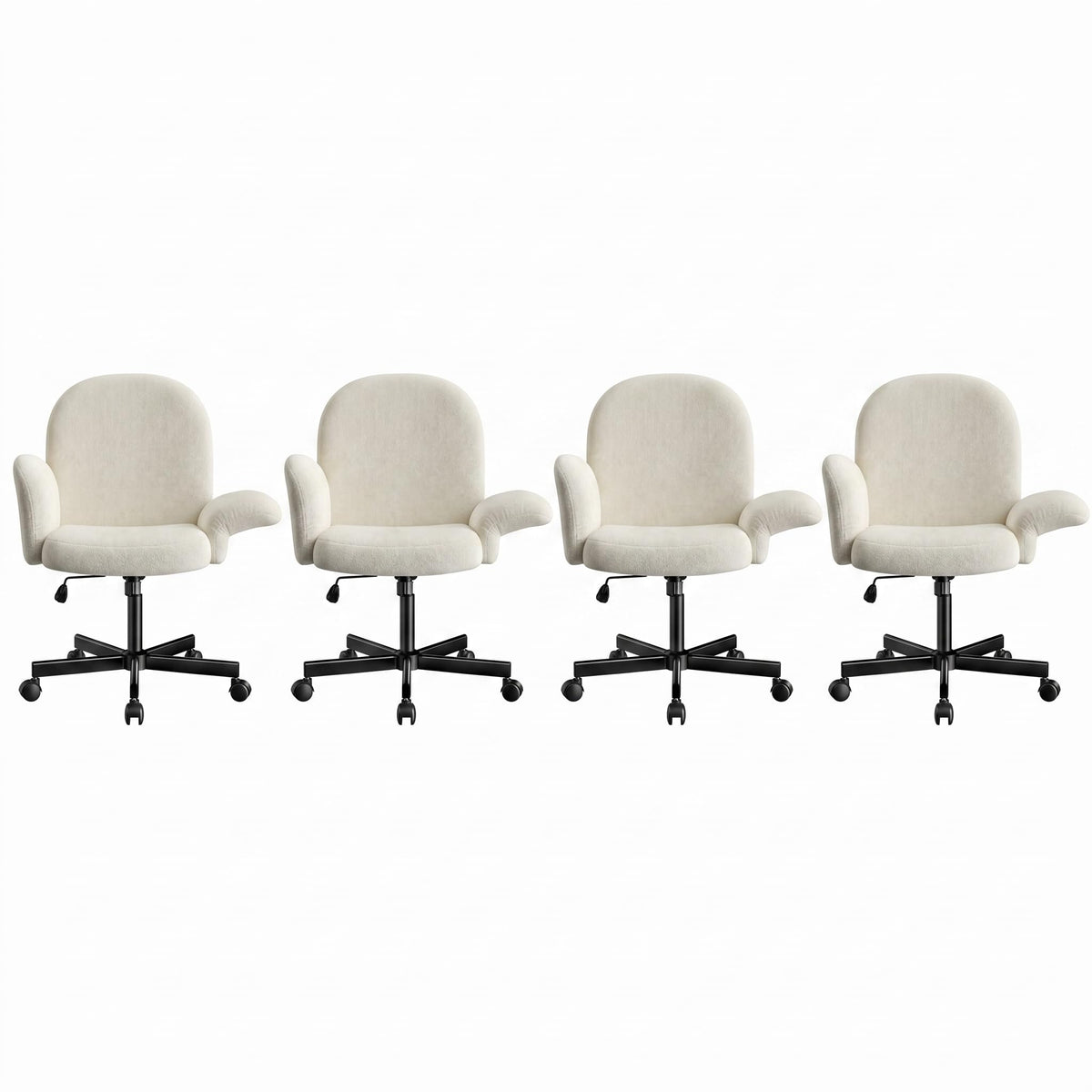 Marsail Dressing Table, Reg Arms 180°, Reclining Backrest 105°, White