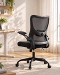 Marsail Ergonomic Office Chair, Home office desk chair With 3D PU armrests