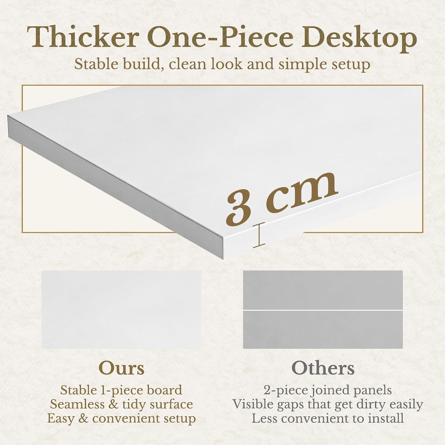 HUANUO 178×76cm Electric Standing Desk with Storage for Home Office