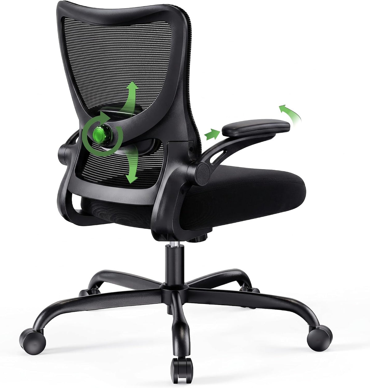 Marsail Bürostuhl ergonomisch, Schreibtischstuhl mit 3D Armlehnen