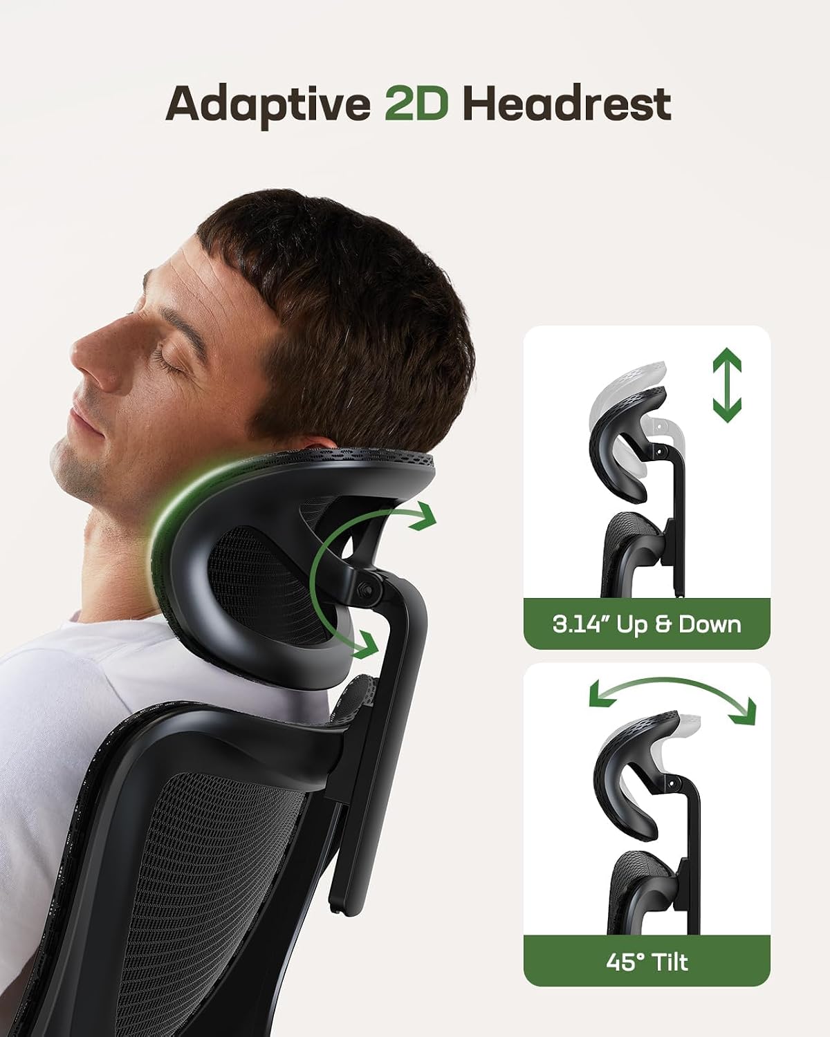 Marsail Ergonomic Mesh Office Chair with Adjustable Lumbar Support