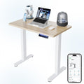 HUANUO höhenverstellbarer Schreibtisch 80x48cm mit 4 Memory-Steuerung