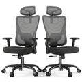Marsail Desk Chair, 130° Lockable Swivel, Resists 150 kg