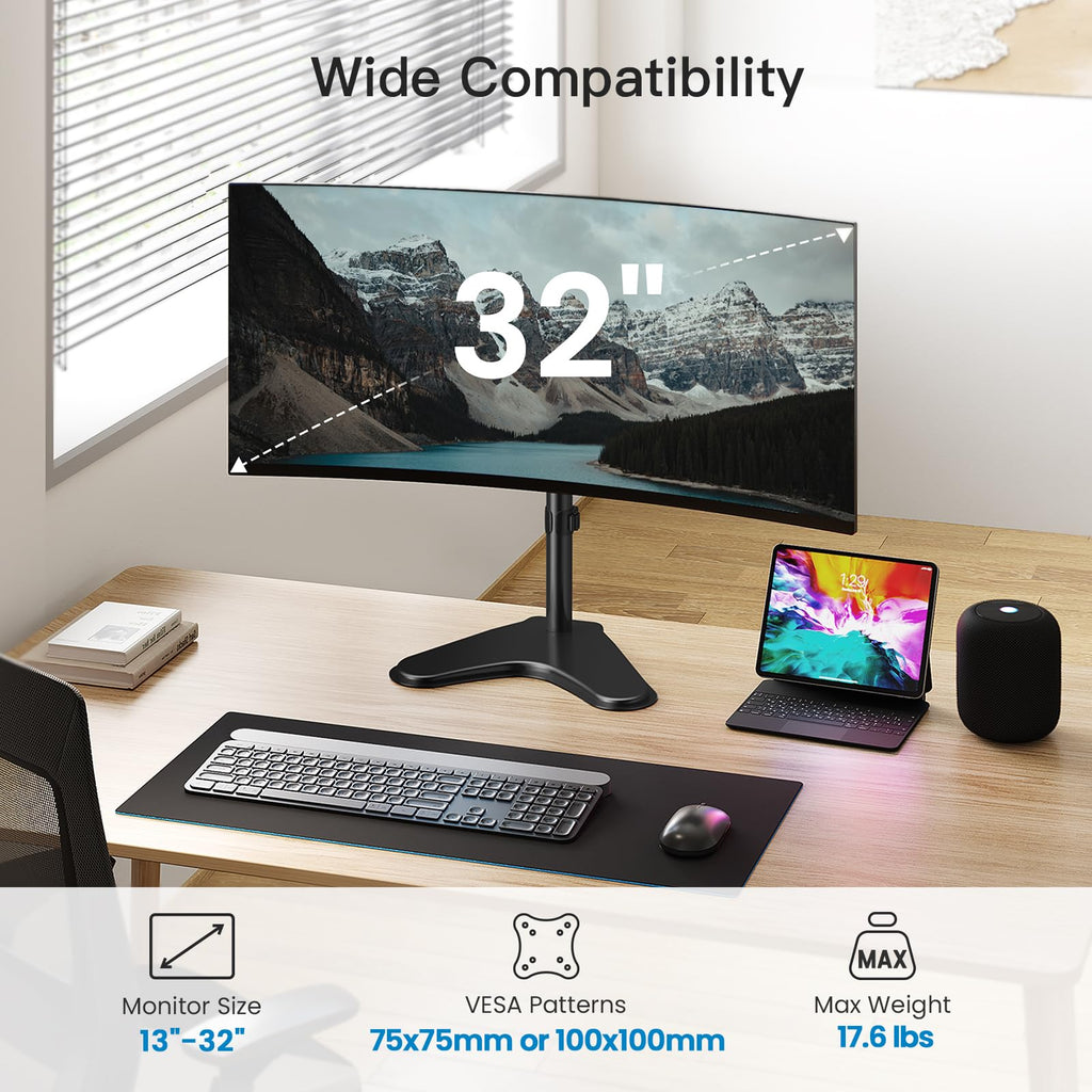 CM5 Single Monitor Mount for 13" - 32" Screen - 