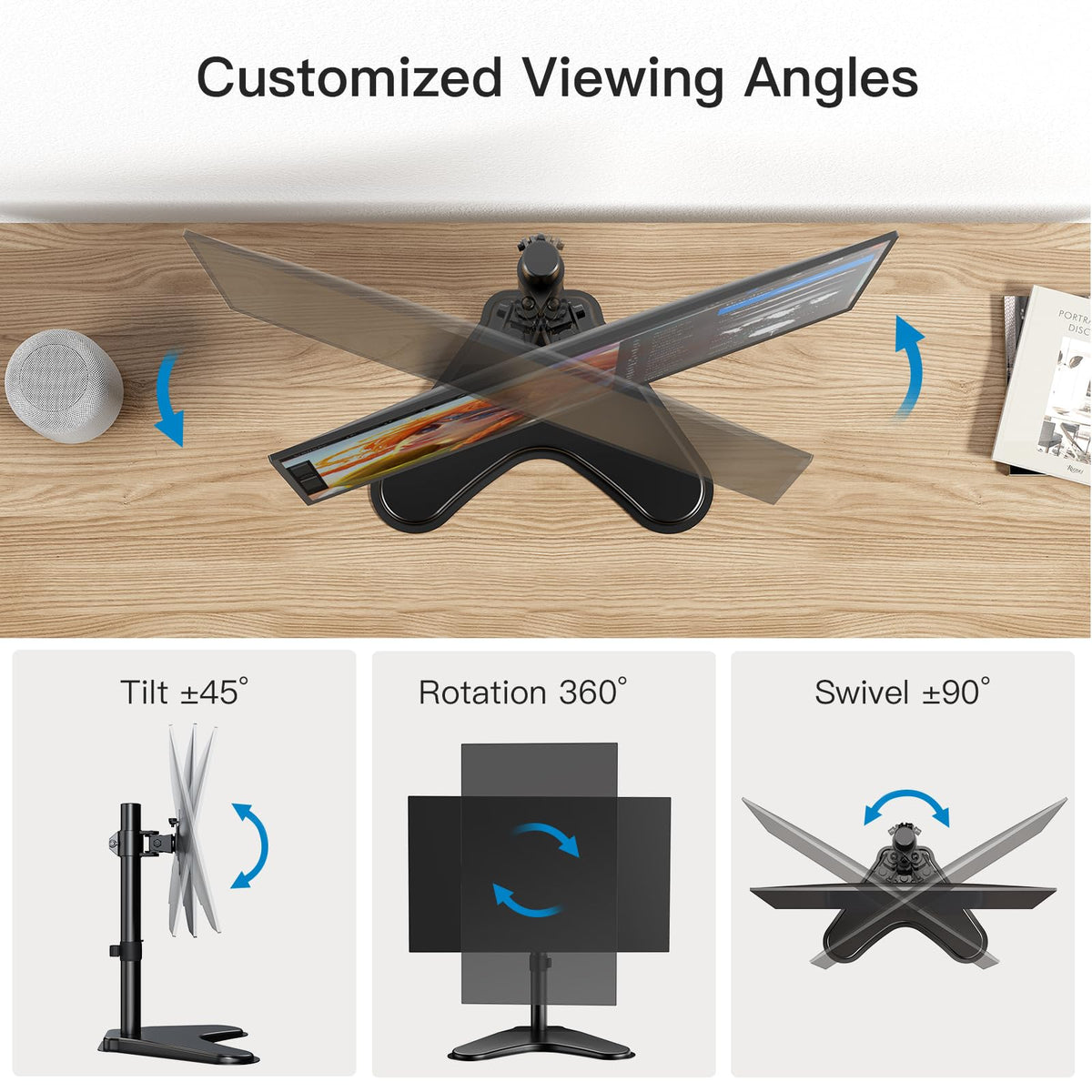 CM5 Single Monitor Mount for 13" - 32" Screen - 