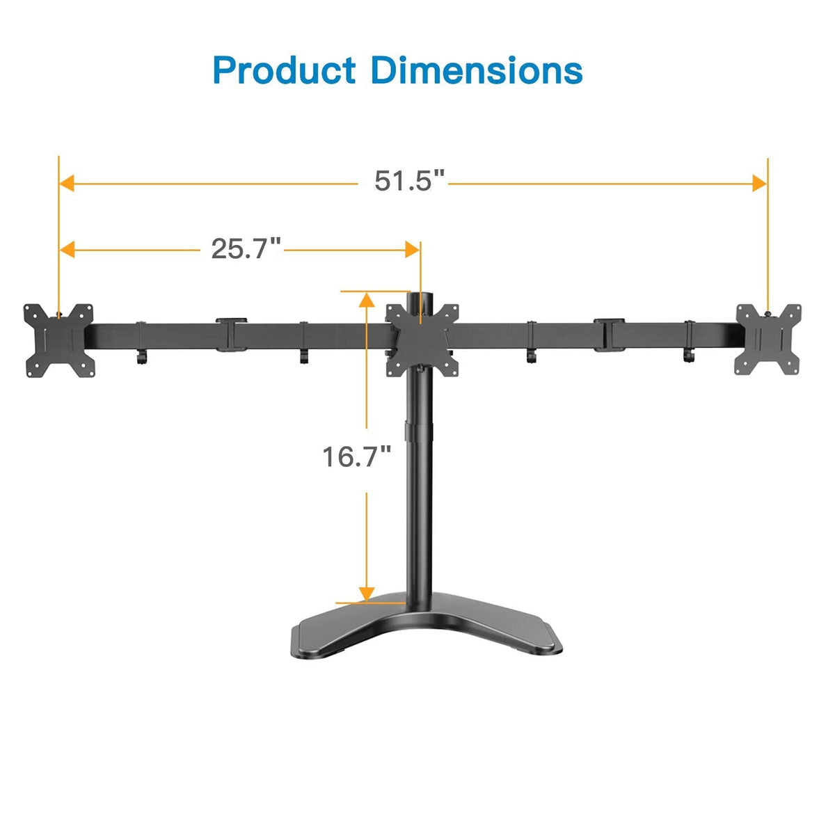 CM6 Triple Monitor Mount - 