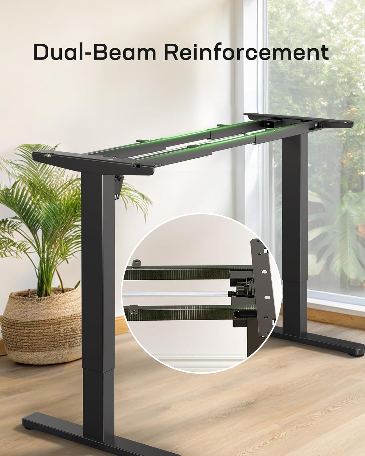 Electric Height - Adjustable Standing Desk Frame - 