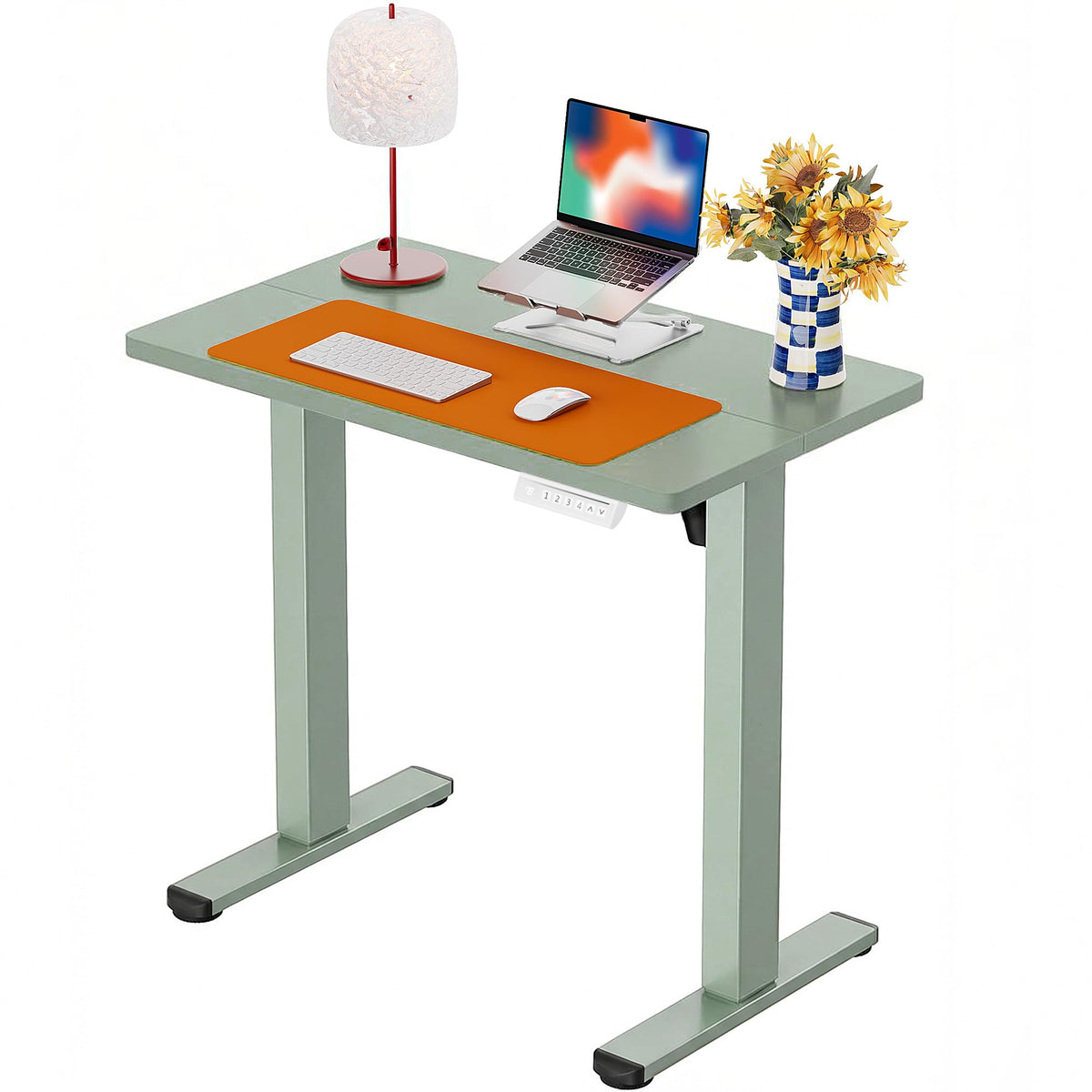 ErGear Height Adjustable Electric Standing Desk, 63 x 28 Inches Sit Stand up Desk, Memory Computer Home Office Desk, Black -