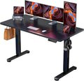 ErGear Height Adjustable Electric Standing Desk, 63 x 28 Inches Sit Stand up Desk, Memory Computer Home Office Desk, Black -
