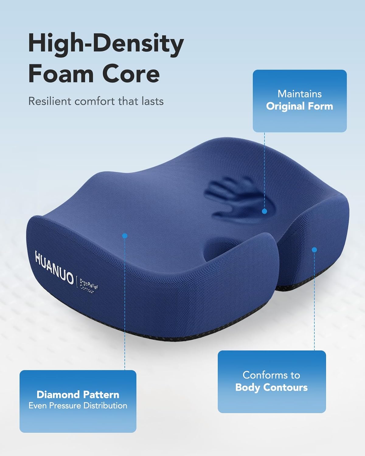 Ergonomic Seat Cushion for Office Chair - 