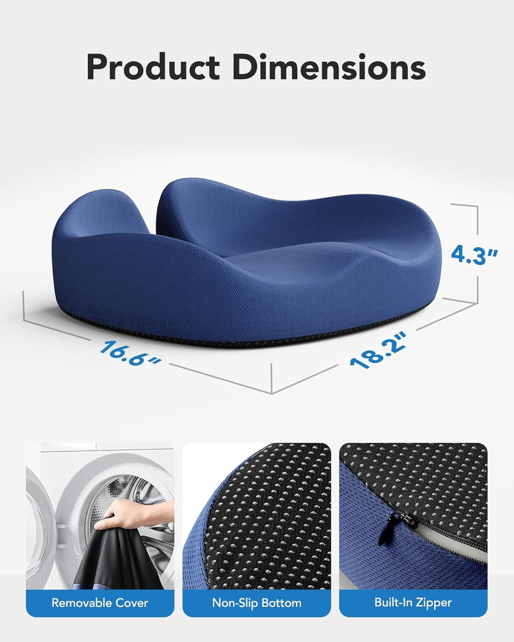Ergonomic Seat Cushion for Office Chair - 