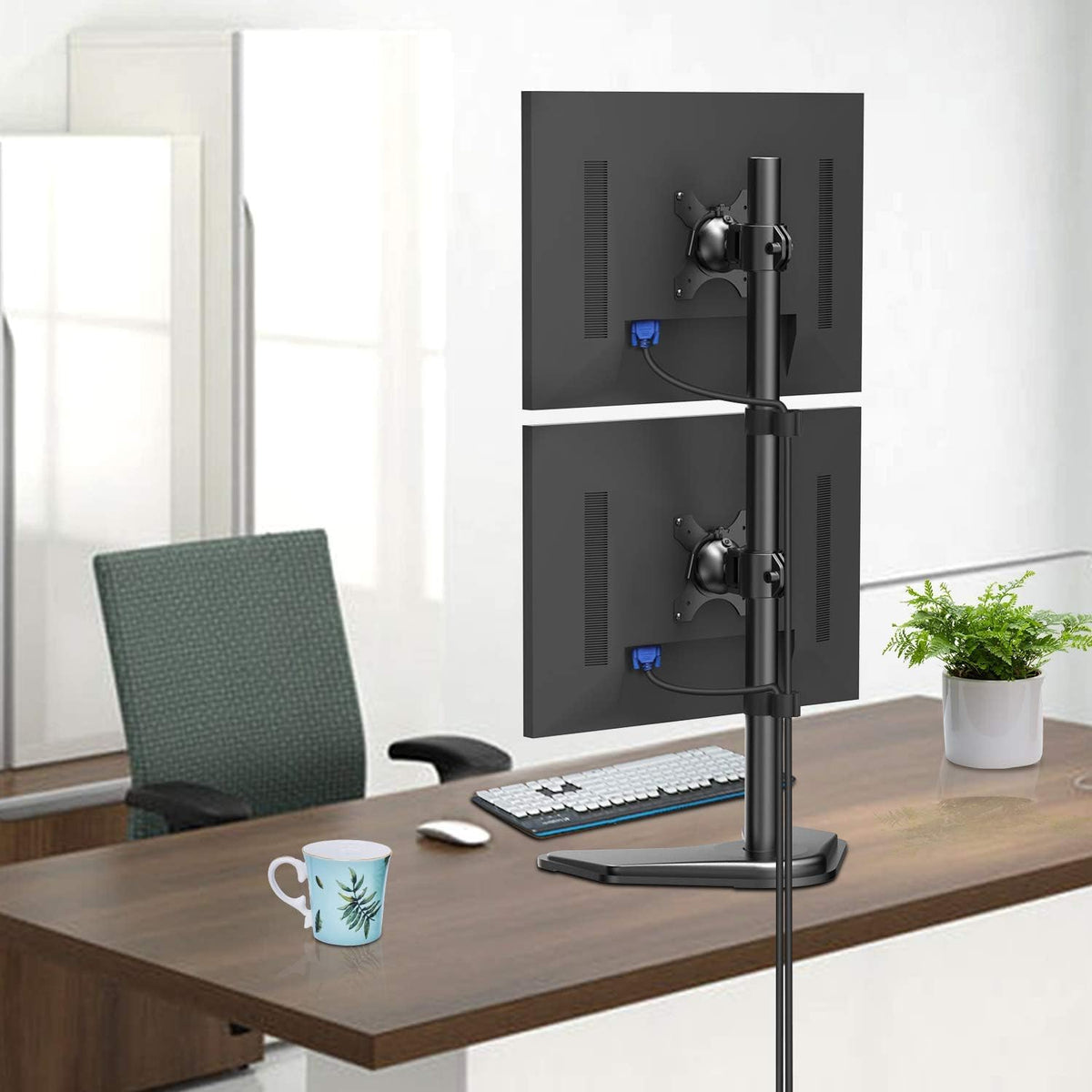HM2 Vertical Dual Monitor Mount for 13" to 32" Screens - 