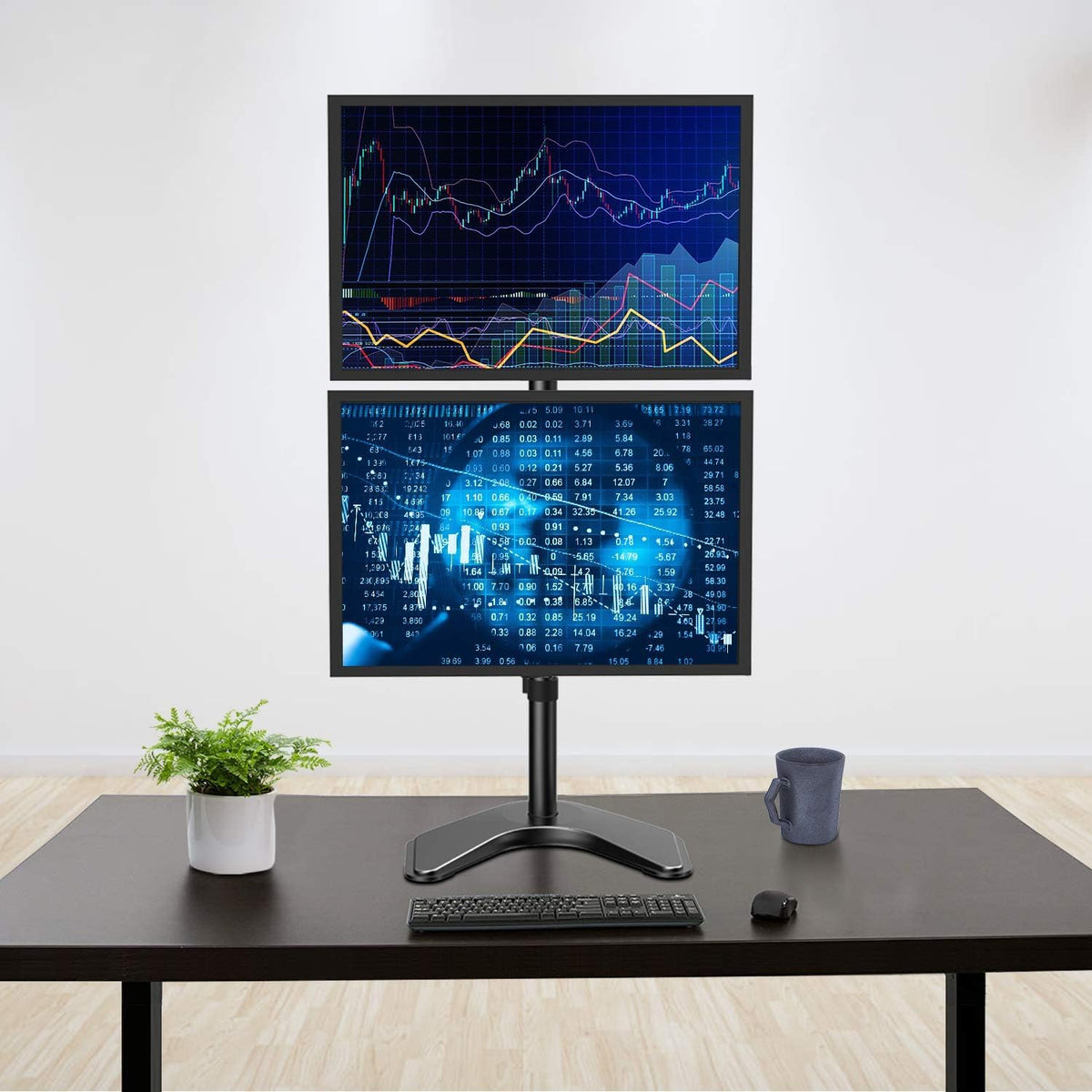 HM2 Vertical Dual Monitor Mount for 13" to 32" Screens - 