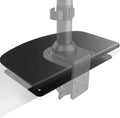 HUANUO Steel Monitor Mount Reinforcement Plate for Thin, Glass and Other Fragile Tabletop, Steel Bracket Plate Fits Most Monitor Stand C Clamp Installation -