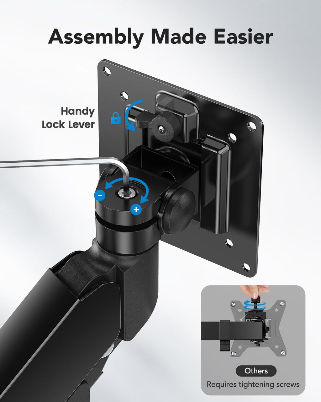 S17 Pro Monitor Mount for 13" - 43" Ultrawide Screens - 
