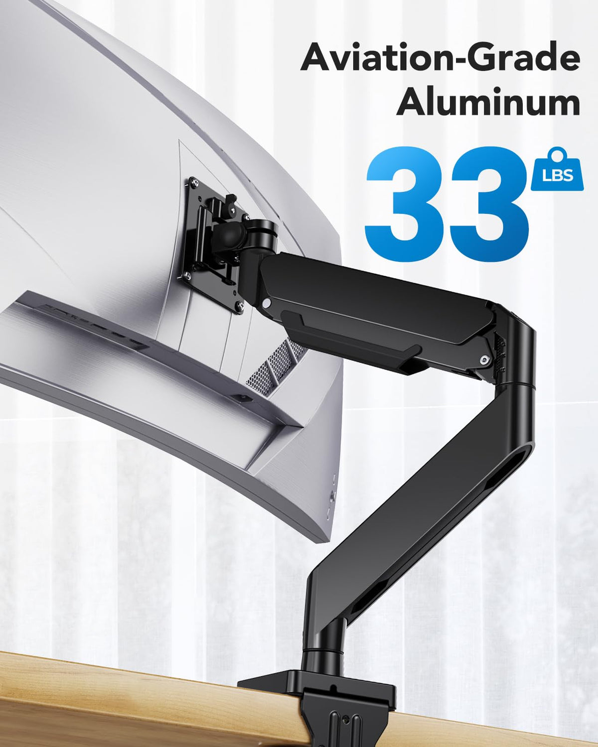S17 Pro Monitor Mount for 13" - 43" Ultrawide Screens - 