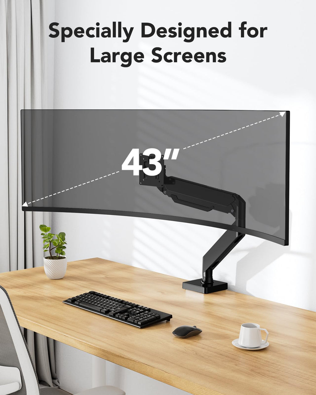 S17 Pro Monitor Mount for 13" - 43" Ultrawide Screens - 