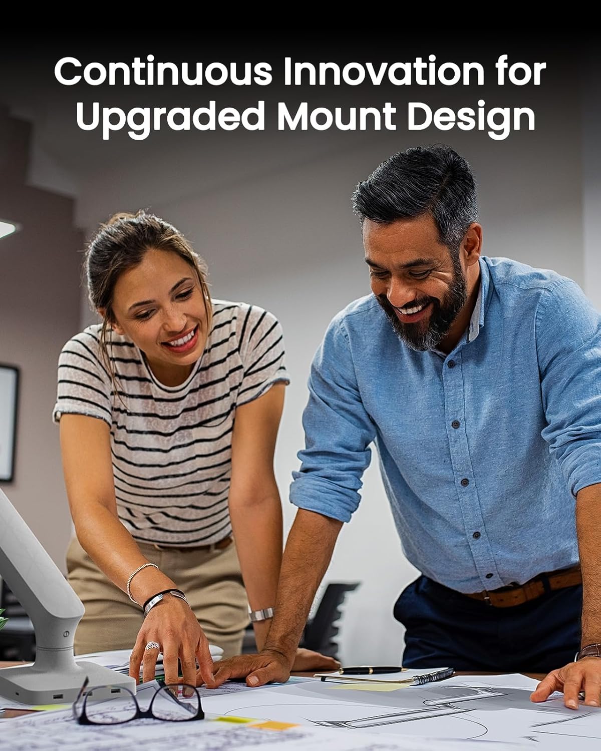 SM1 Single Monitor Mount for 13 - 40 Inch Screens up to 24 lbs - 