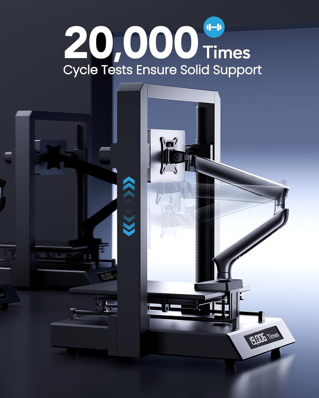 SM1 Single Monitor Mount for 13 - 40 Inch Screens up to 24 lbs - 