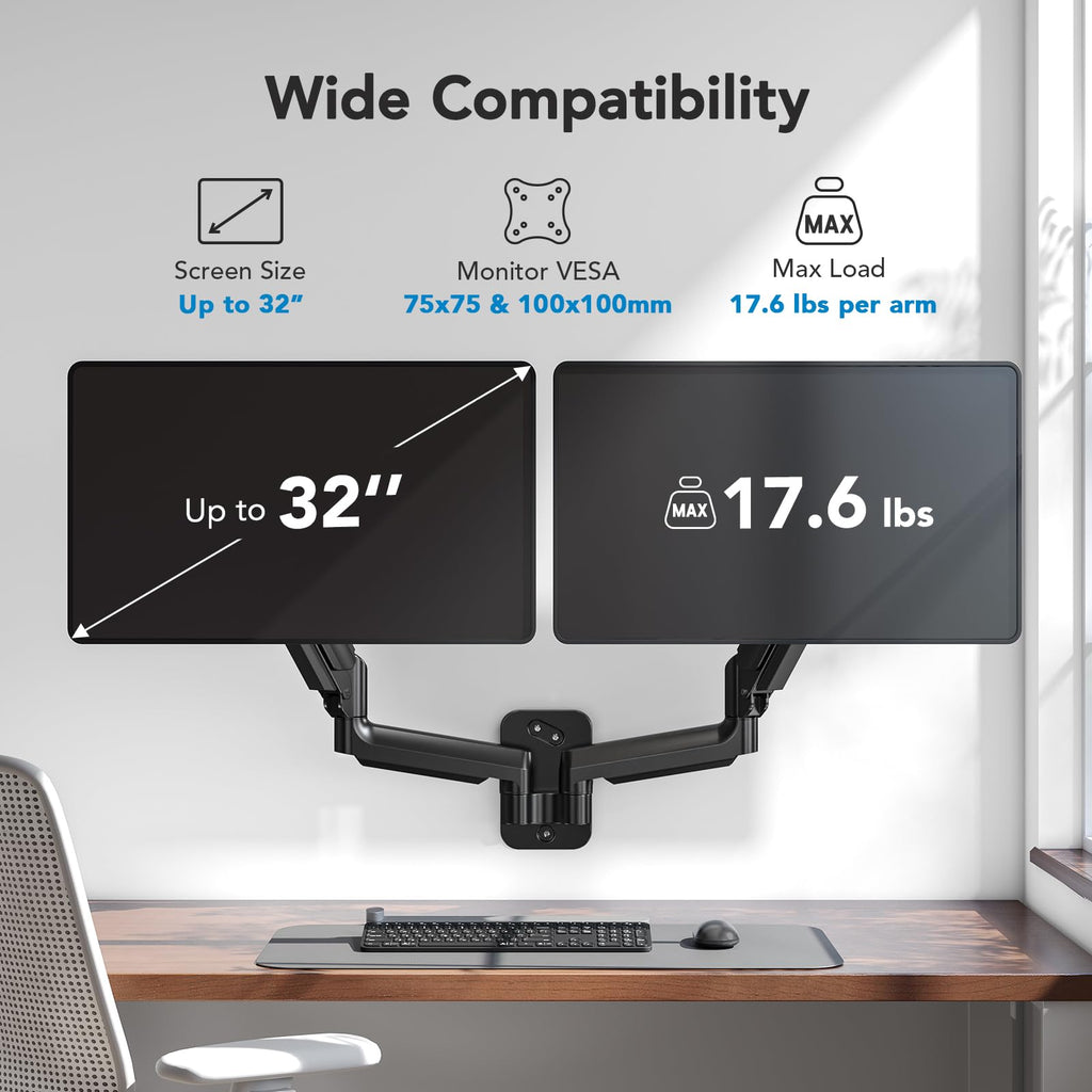 WDS7 Dual Monitor Wall Mount - 