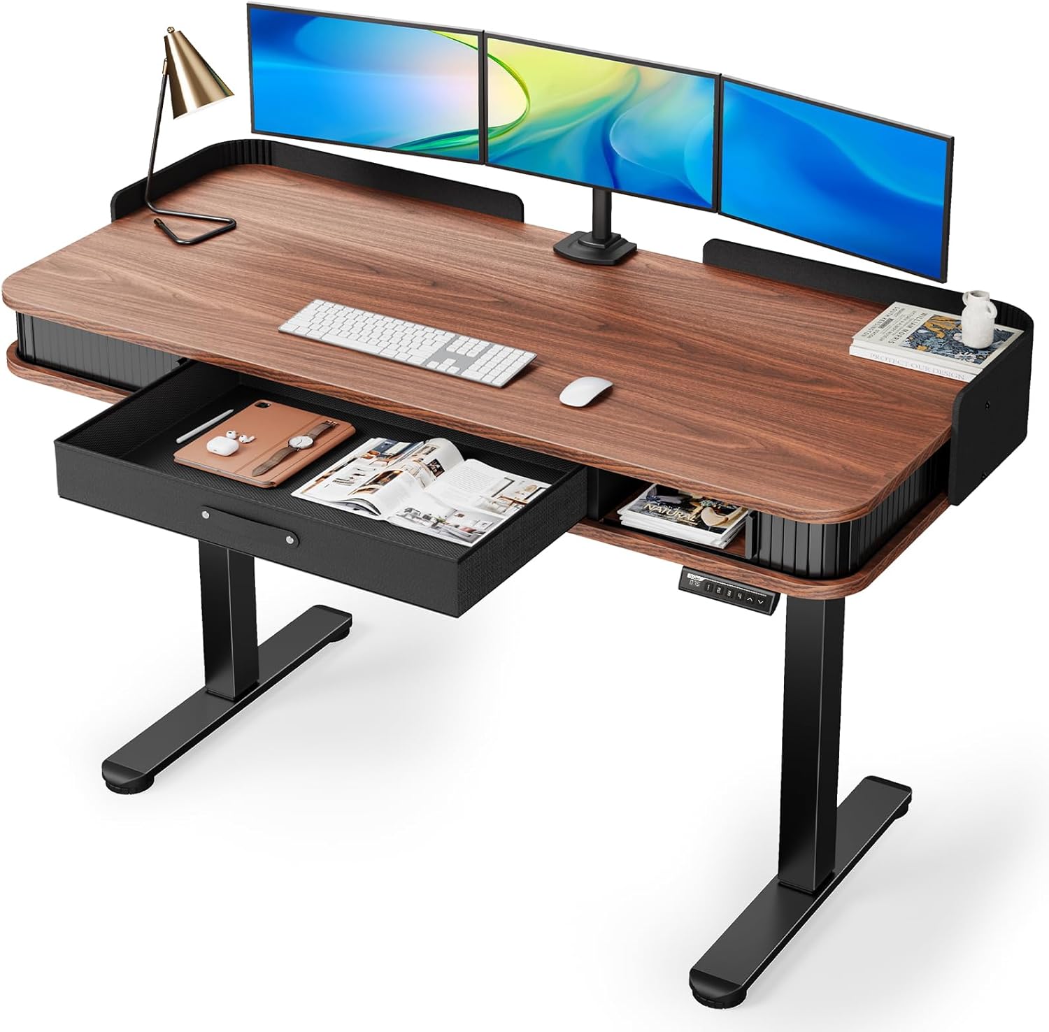 Whole Piece Standing Desk with Drawer - 55" x 24"