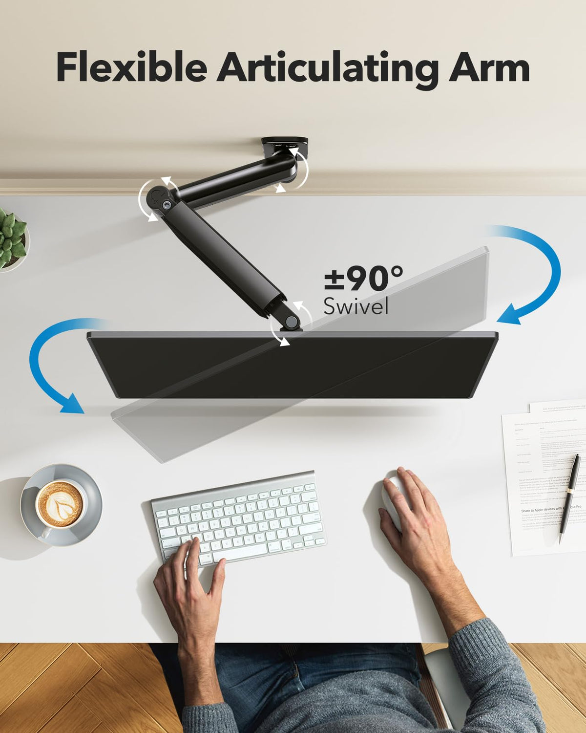 WSS7 Single Monitor Wall Mount - 