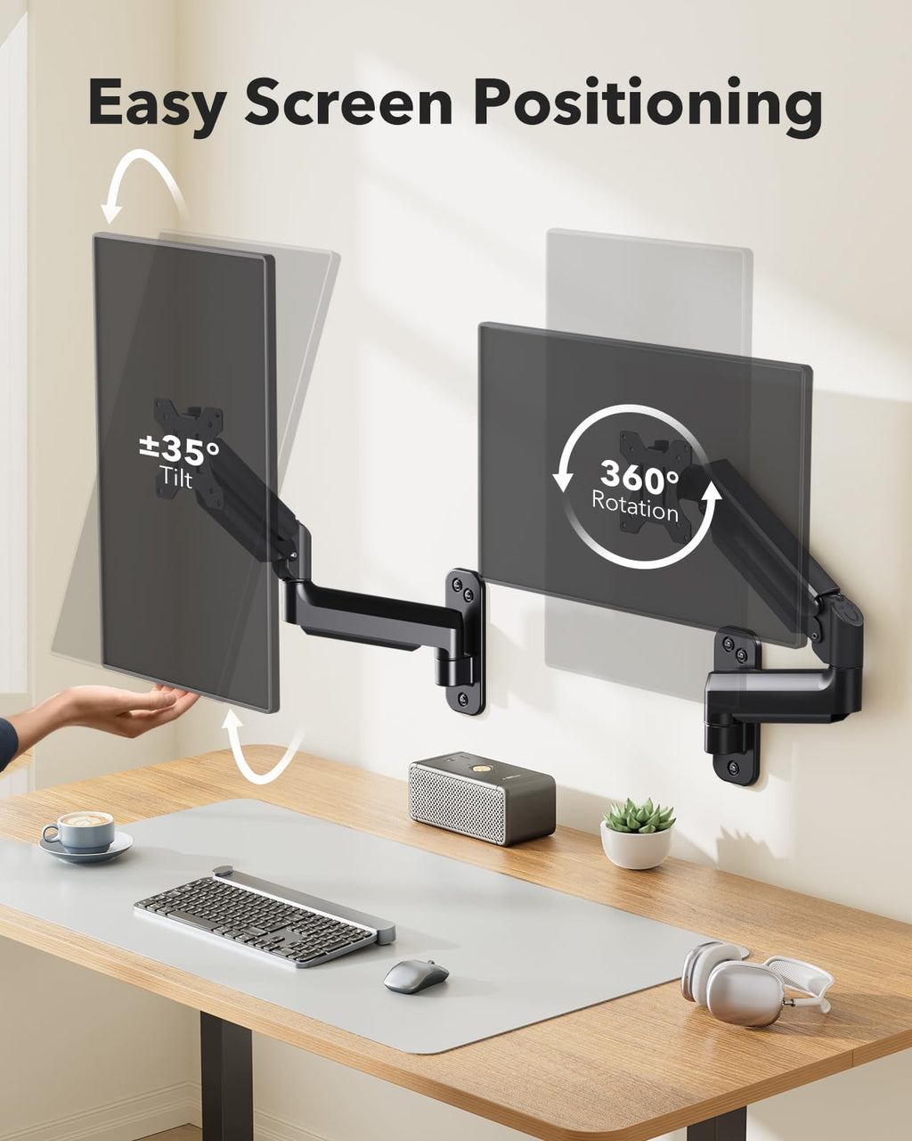 WSS7 Single Monitor Wall Mount - 